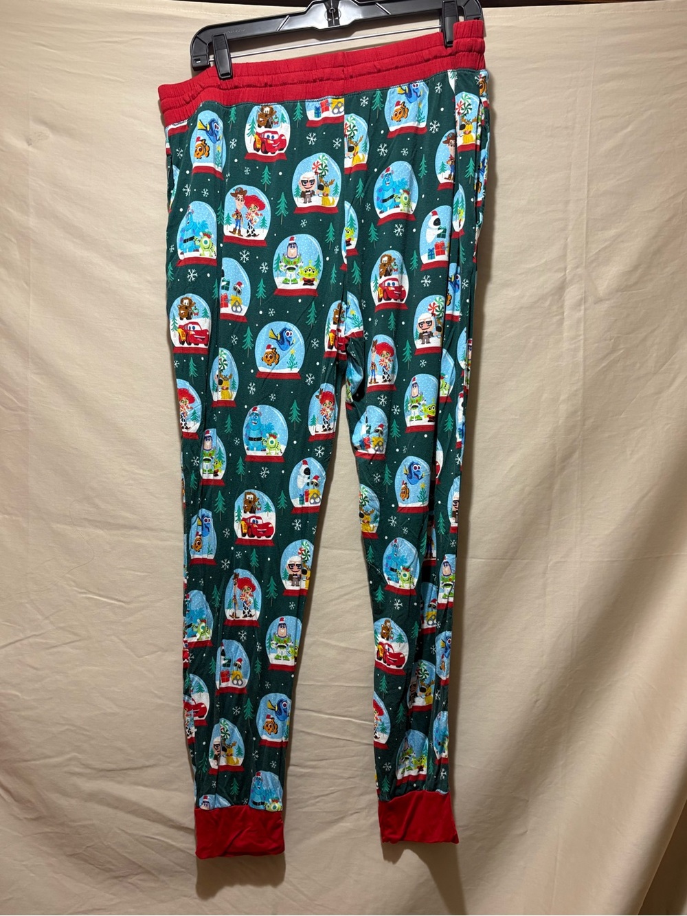 Little Sleepies Size XL Pixar Snow Globe Print Pajama Top and Pants - Picture 6 of 10